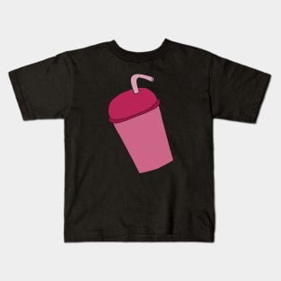 Cartoon Soda Bubble Tea Kids T-Shirt